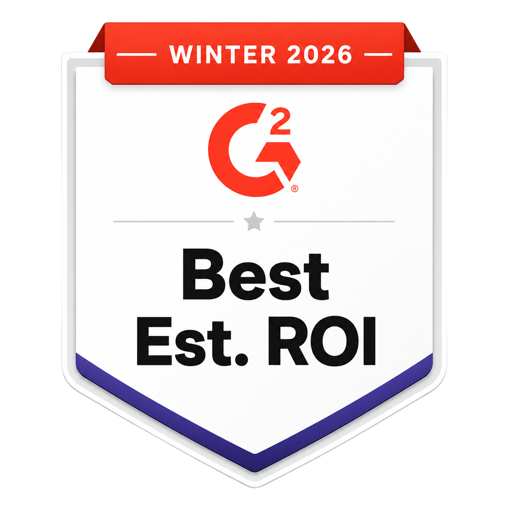 G2 Best Est. ROI Winter 2026
